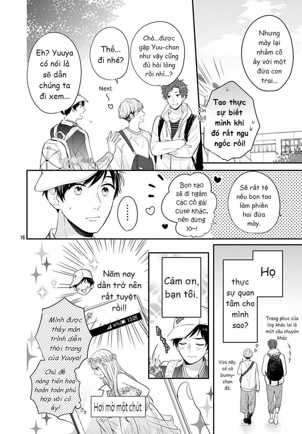 Soko No Koisuru Baitosho-Kun 3 trang 16