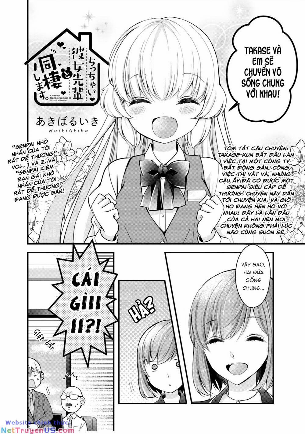 Sống Chung Với Senpai Kiêm Bạn Gái Nhỏ Nhắn Của Tôi 1 trang 3