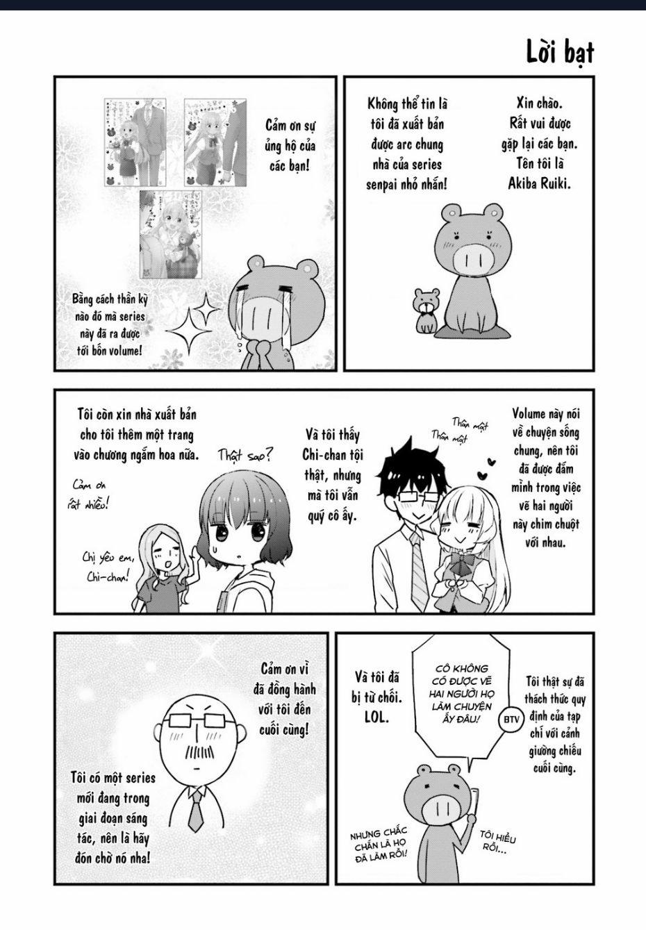 Sống Chung Với Senpai Kiêm Bạn Gái Nhỏ Nhắn Của Tôi 11 trang 9