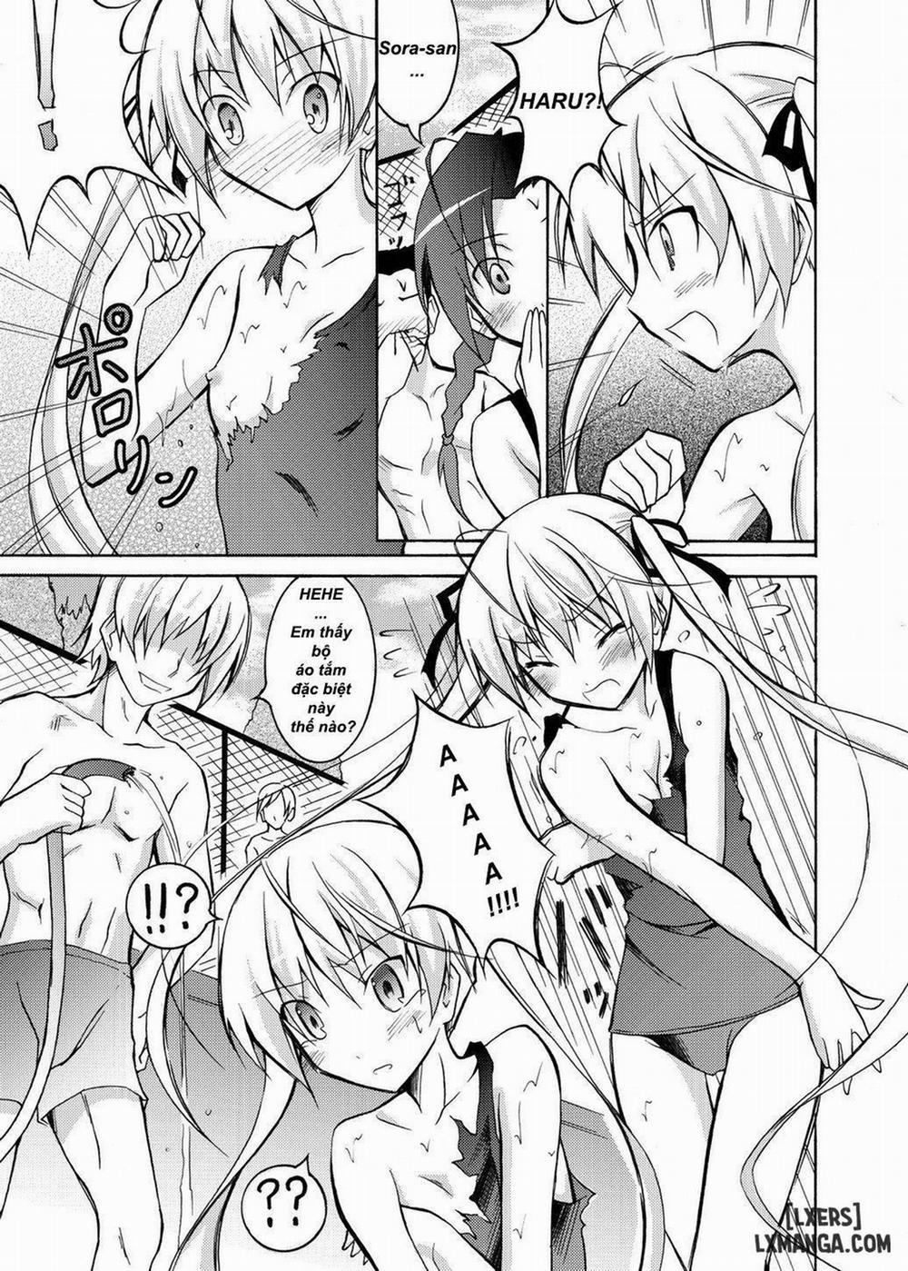 Sora to Tokeru Mizugi to Pool Souji Oneshot trang 3