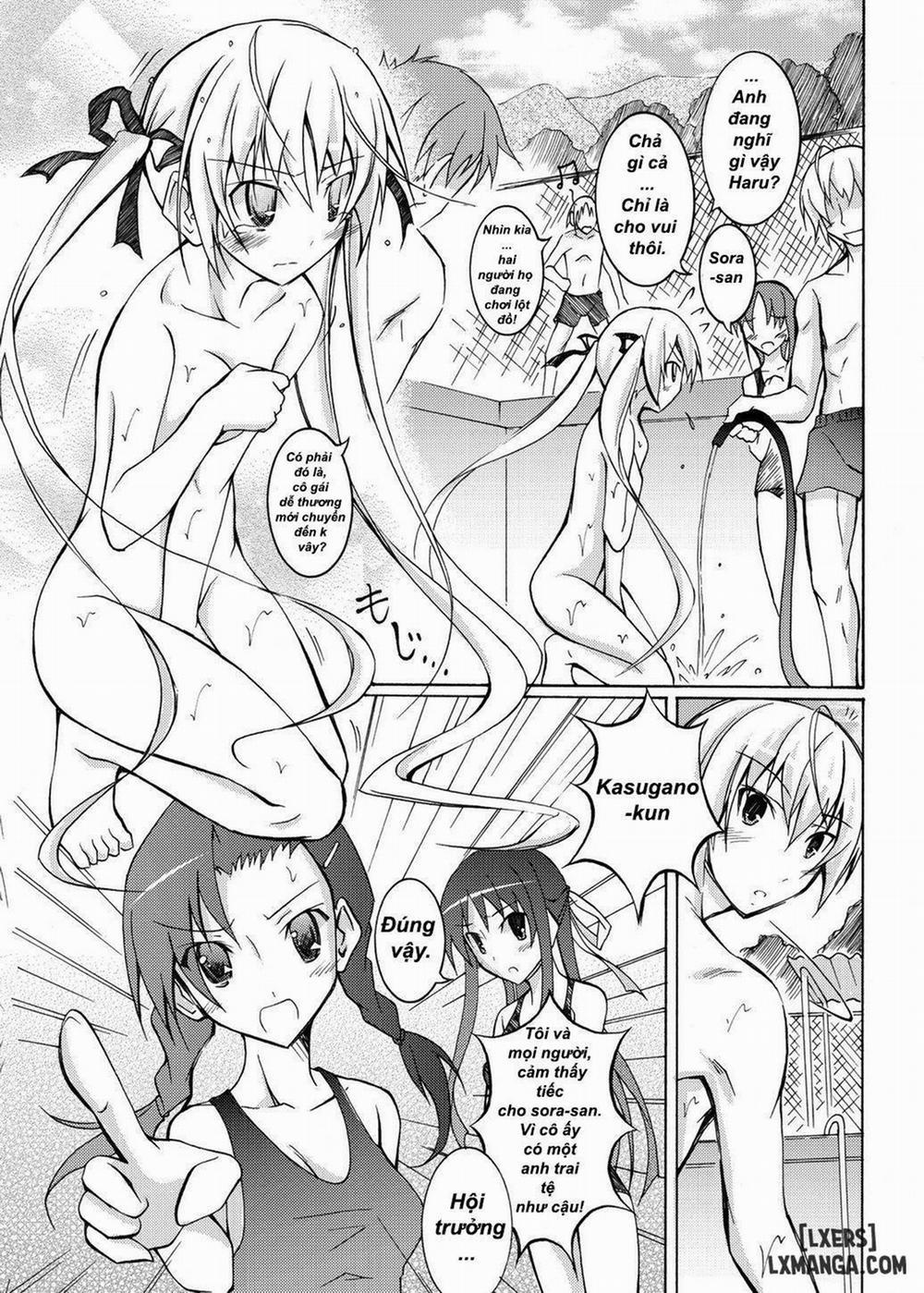 Sora to Tokeru Mizugi to Pool Souji Oneshot trang 7