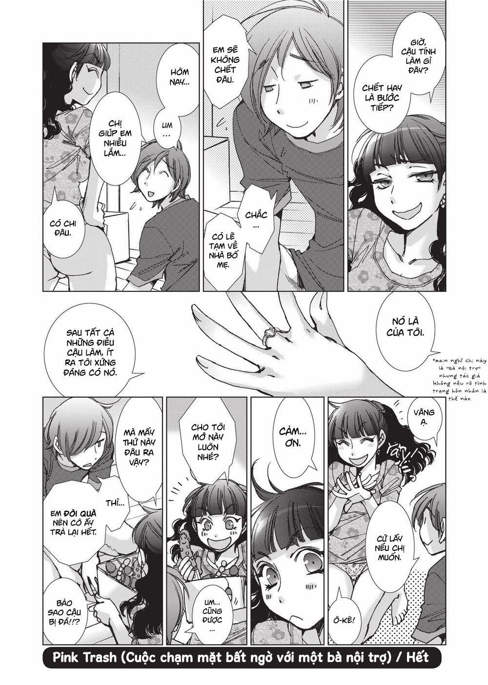 Stop Quibbling About Love 0 Pink Trash (Cuộc chạm mặt bất ngờ với một bà nội trợ) trang 20