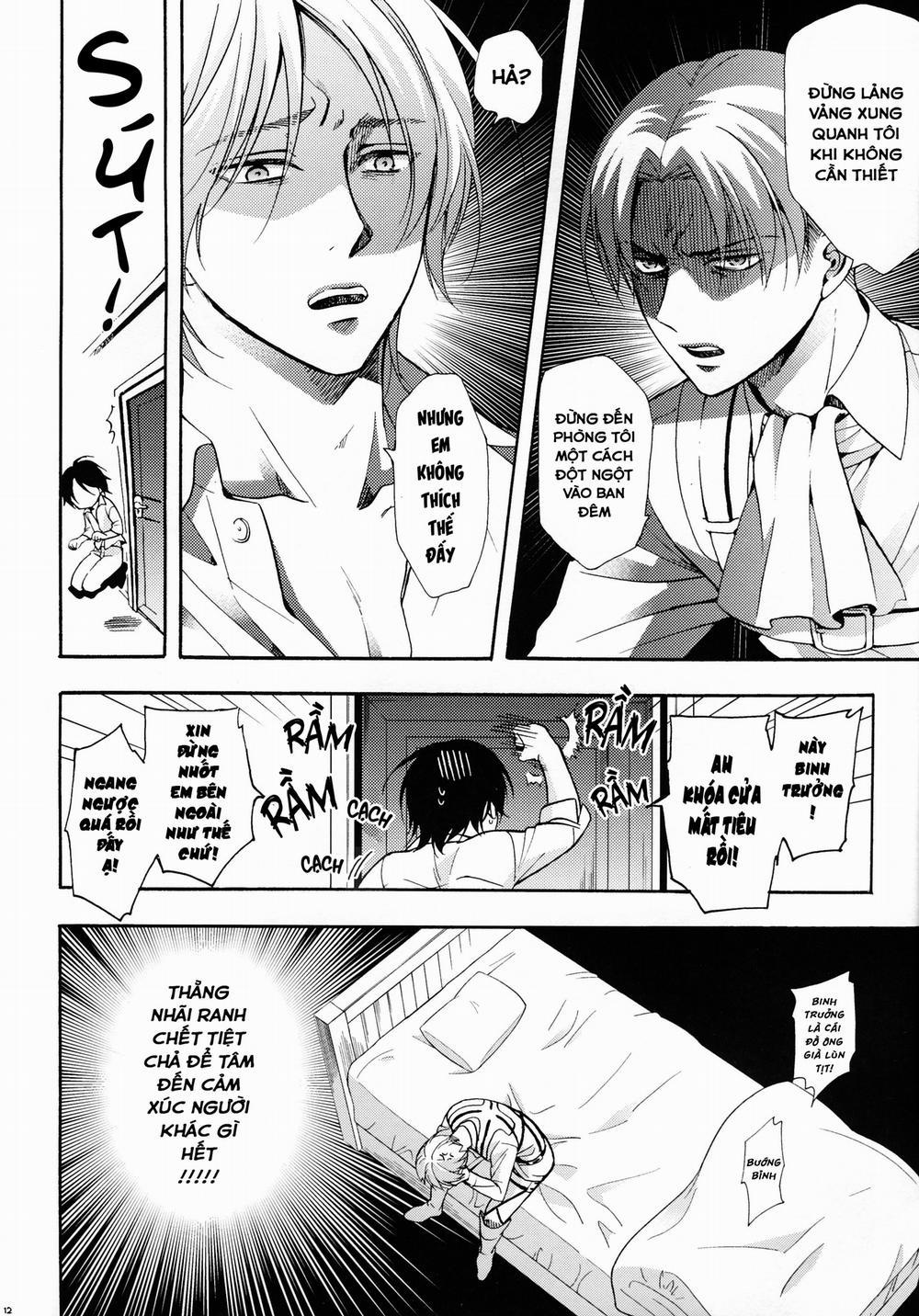 Sự bất lực của binh trưởng trong trắng. Oneshot trang 12