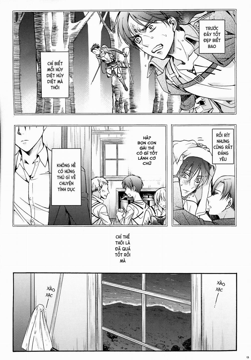 Sự bất lực của binh trưởng trong trắng. Oneshot trang 13