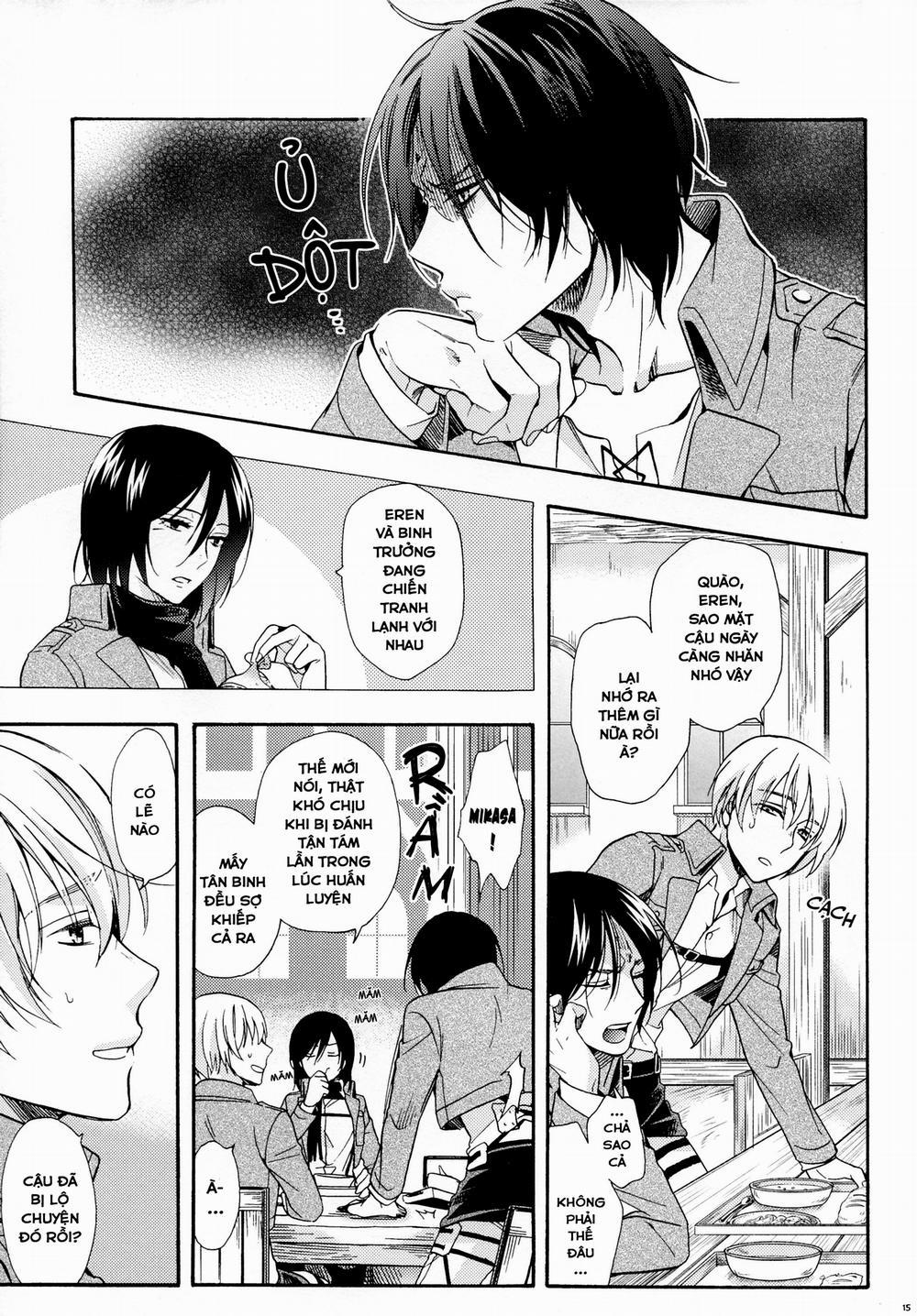 Sự bất lực của binh trưởng trong trắng. Oneshot trang 15