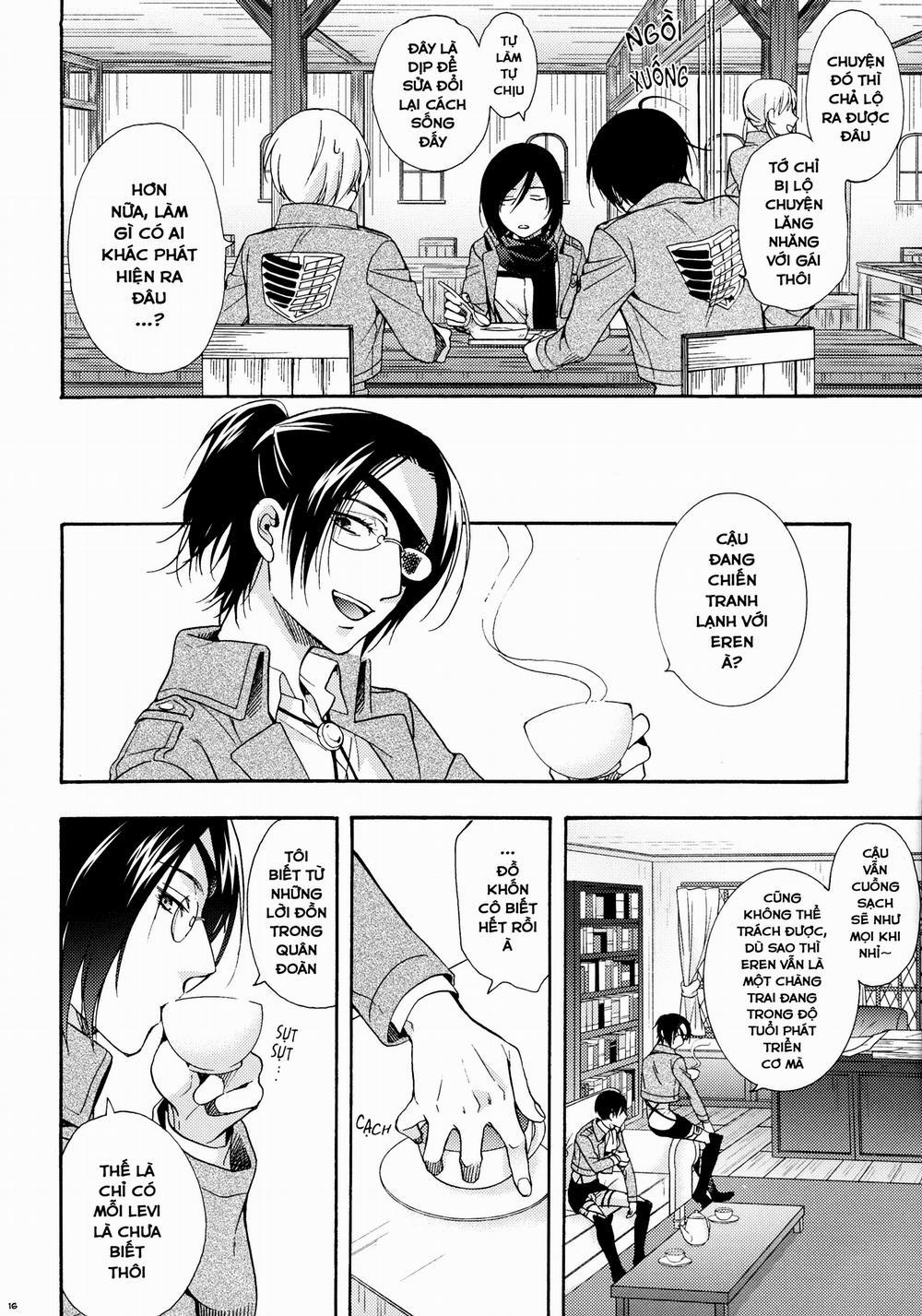 Sự bất lực của binh trưởng trong trắng. Oneshot trang 16