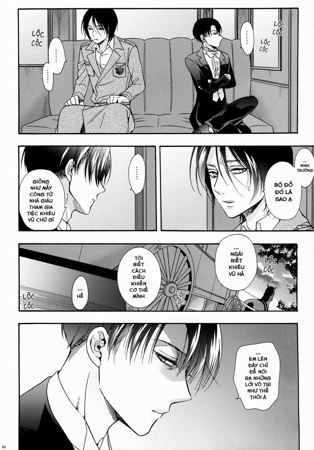 Sự bất lực của binh trưởng trong trắng. Oneshot trang 22