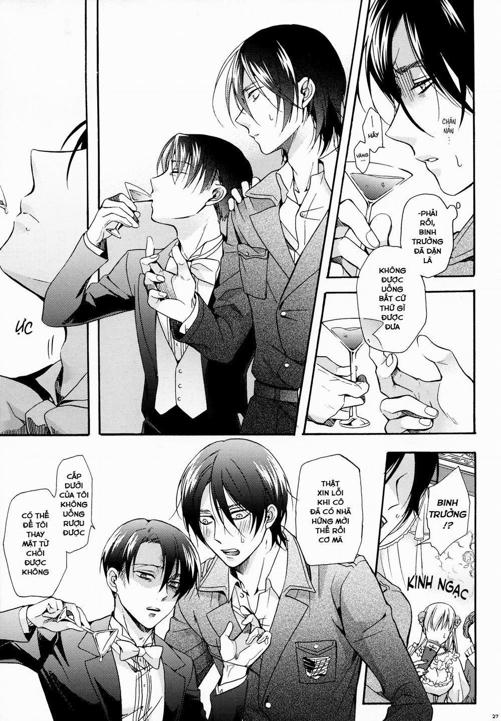 Sự bất lực của binh trưởng trong trắng. Oneshot trang 27