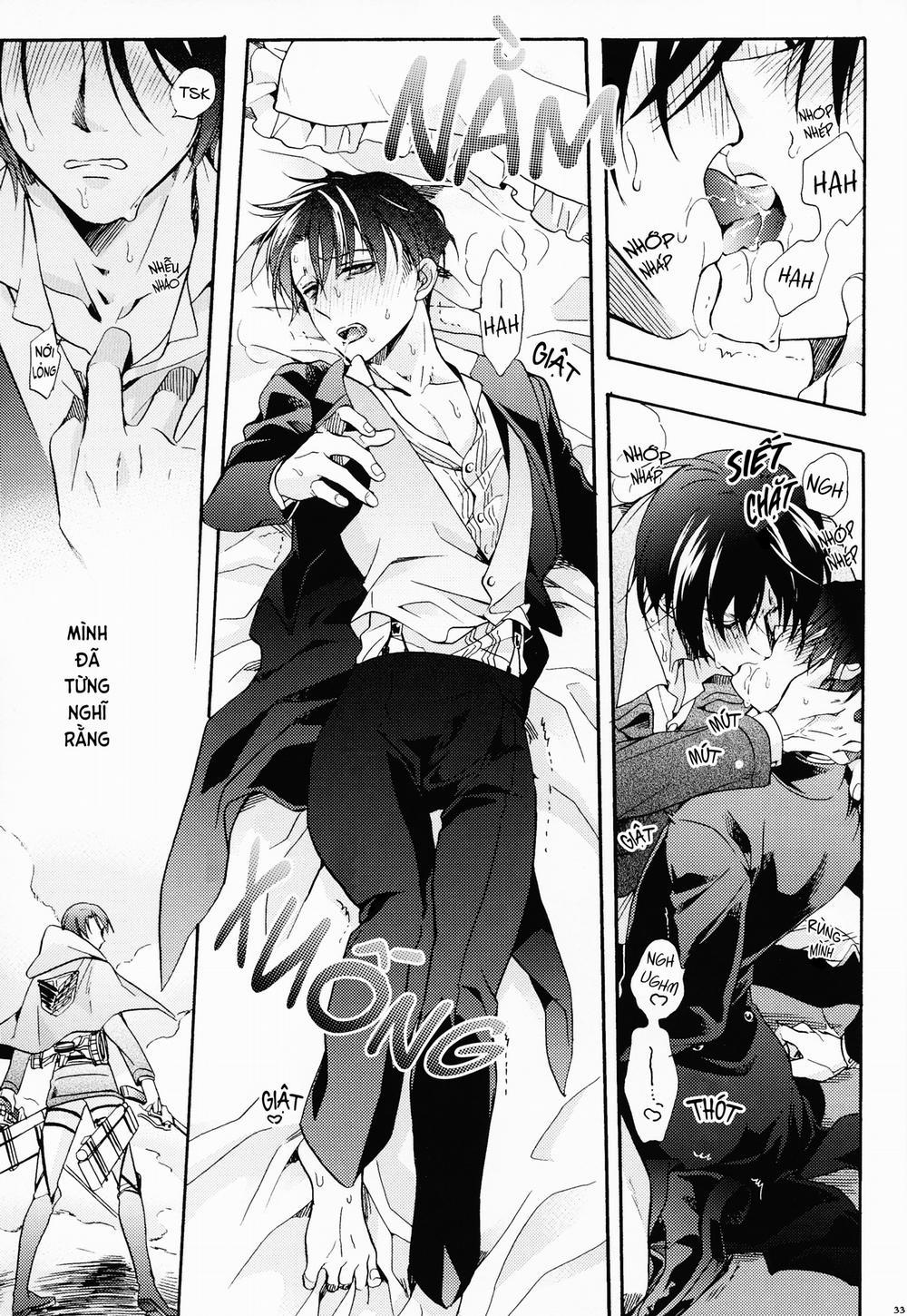 Sự bất lực của binh trưởng trong trắng. Oneshot trang 33