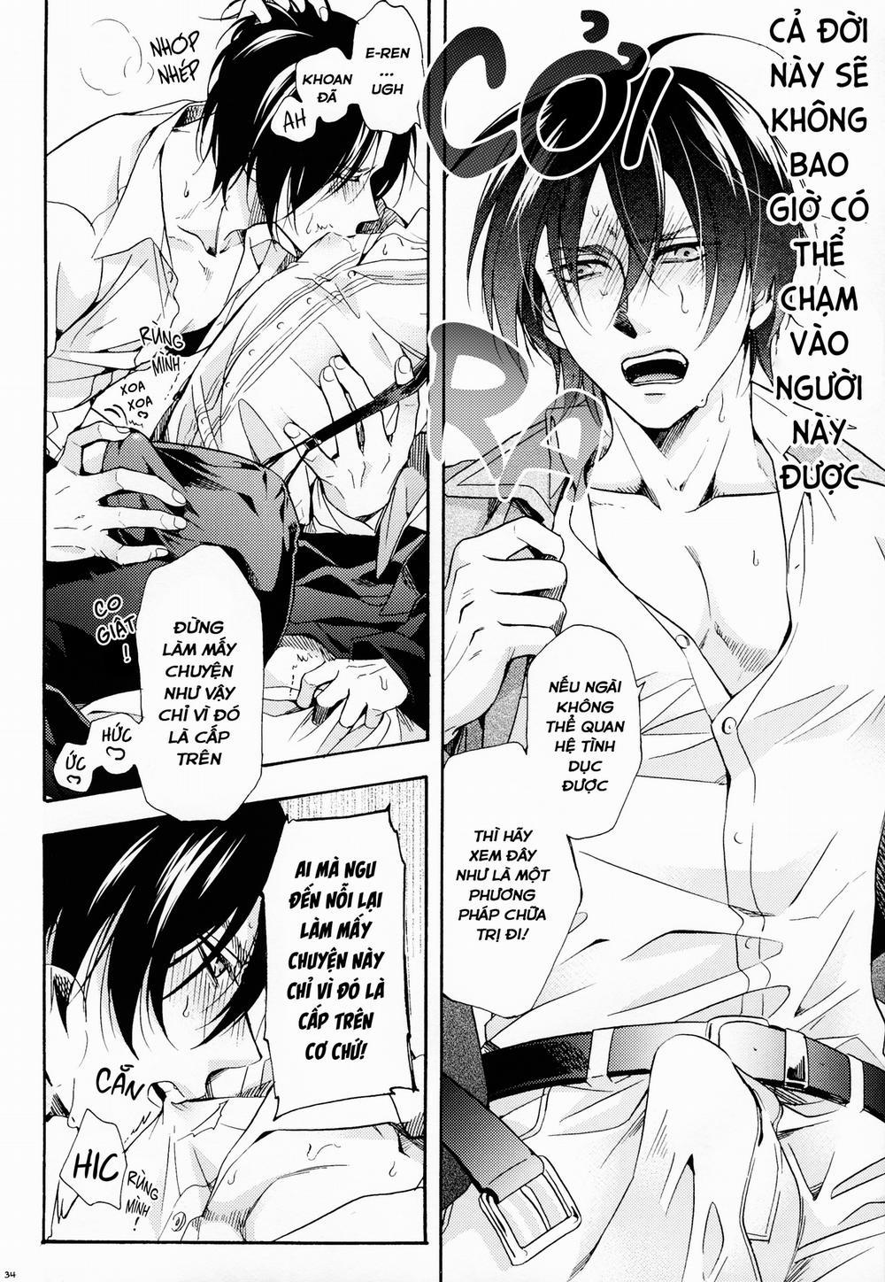 Sự bất lực của binh trưởng trong trắng. Oneshot trang 34