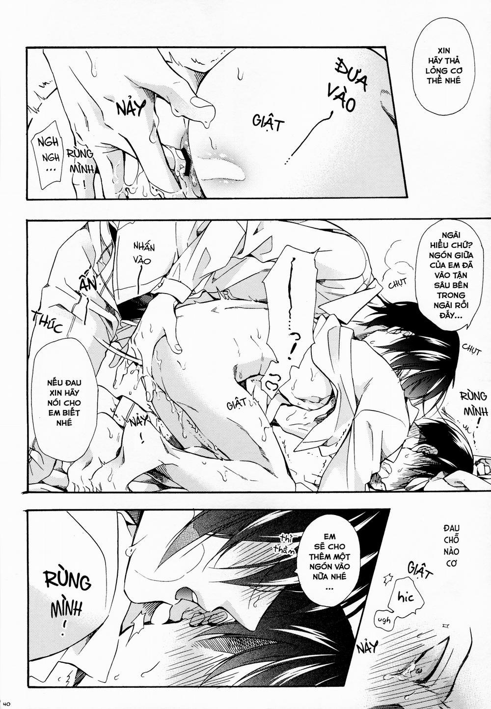 Sự bất lực của binh trưởng trong trắng. Oneshot trang 40