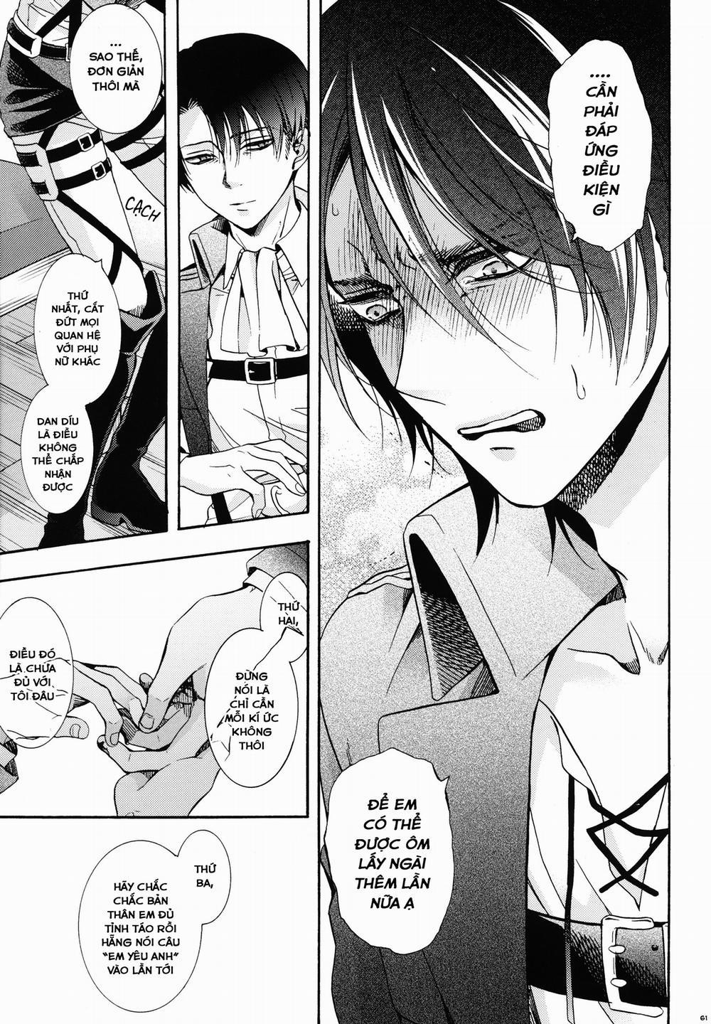 Sự bất lực của binh trưởng trong trắng. Oneshot trang 61