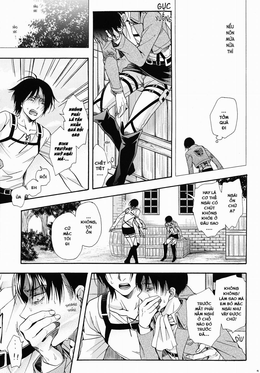 Sự bất lực của binh trưởng trong trắng. Oneshot trang 9