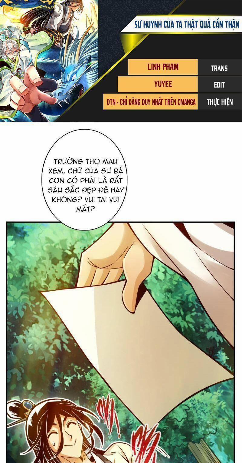 Sư Huynh Của Ta Quá Cẩn Thận Rồi 141 trang 0