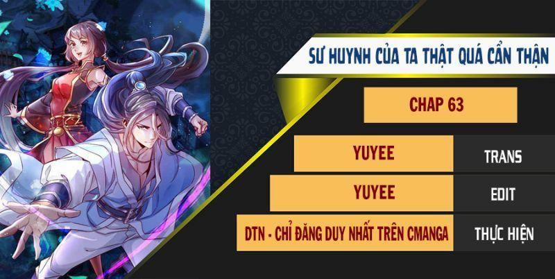 Sư Huynh Của Ta Quá Cẩn Thận Rồi 63 trang 0