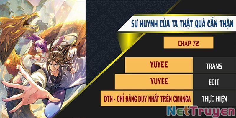 Sư Huynh Của Ta Quá Cẩn Thận Rồi 72 trang 0