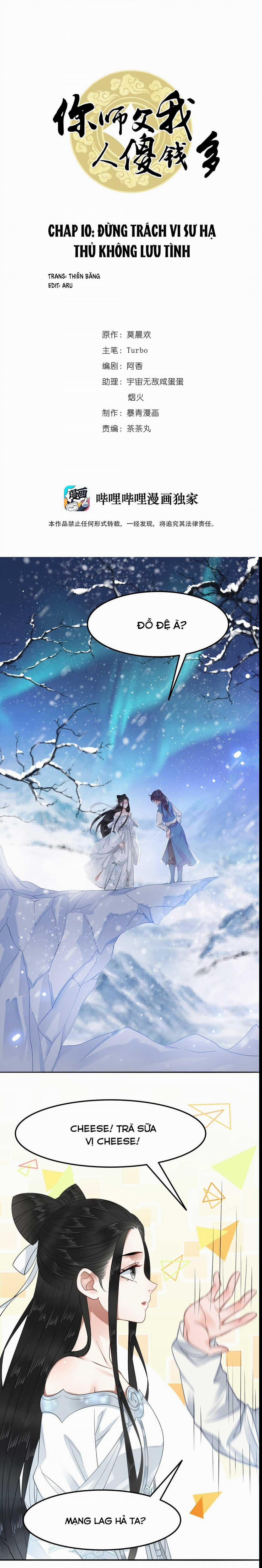 Sư Phụ Ngươi Là Tên Ngốc Lắm Tiền 10 trang 1