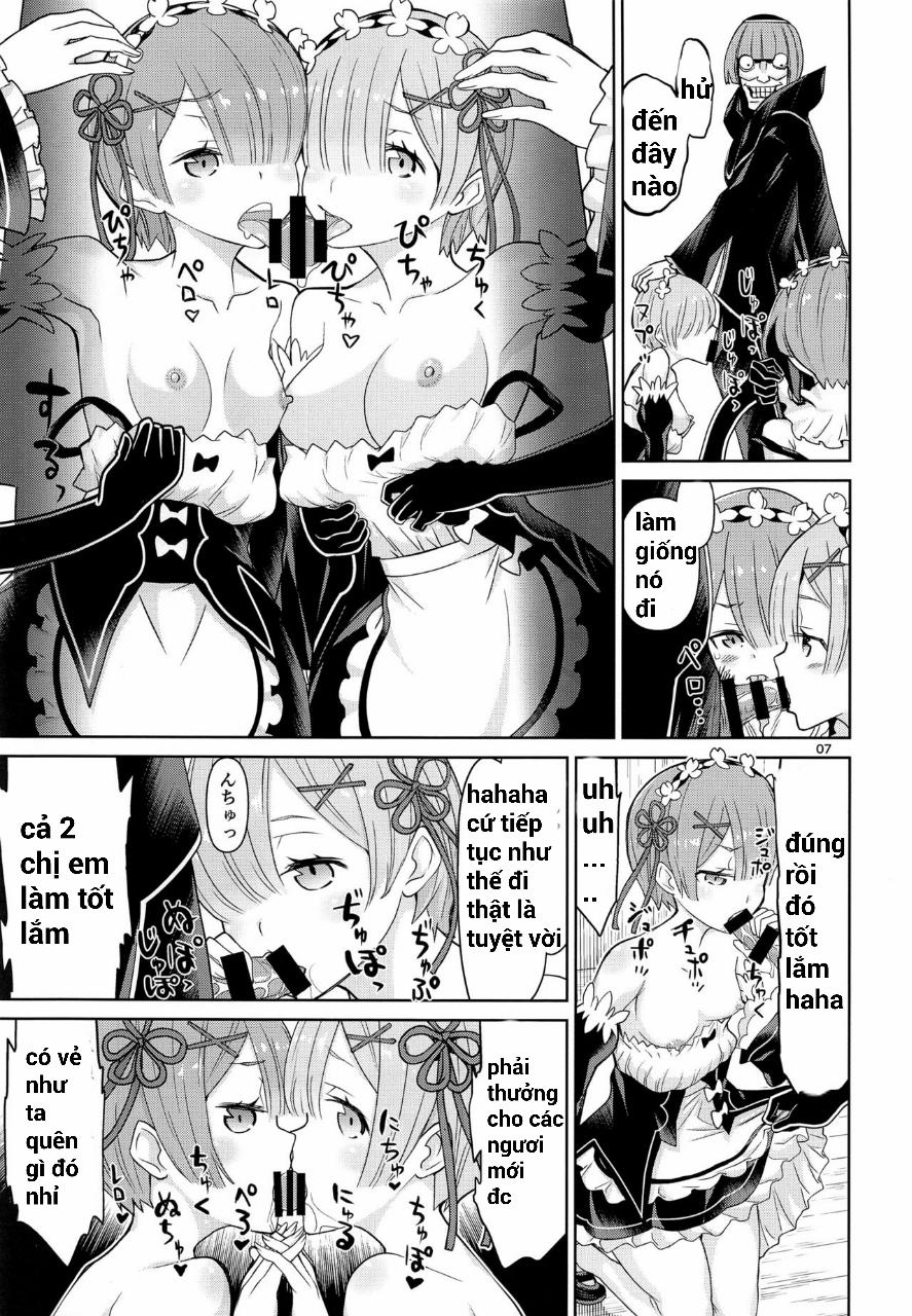 Sự sa đọa của Rem và Ram kèm theo Emilia (Re:Zero) Oneshot trang 6
