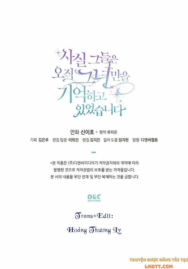 Sự Thật Thì, Họ Chỉ Nhớ Đến Cô Ấy 14 trang 52