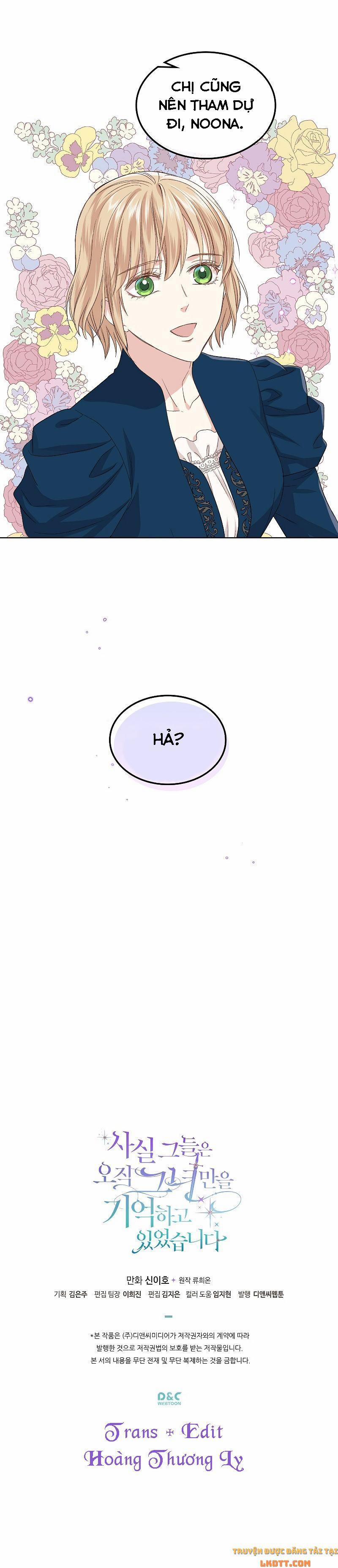 Sự Thật Thì, Họ Chỉ Nhớ Đến Cô Ấy 20 trang 16