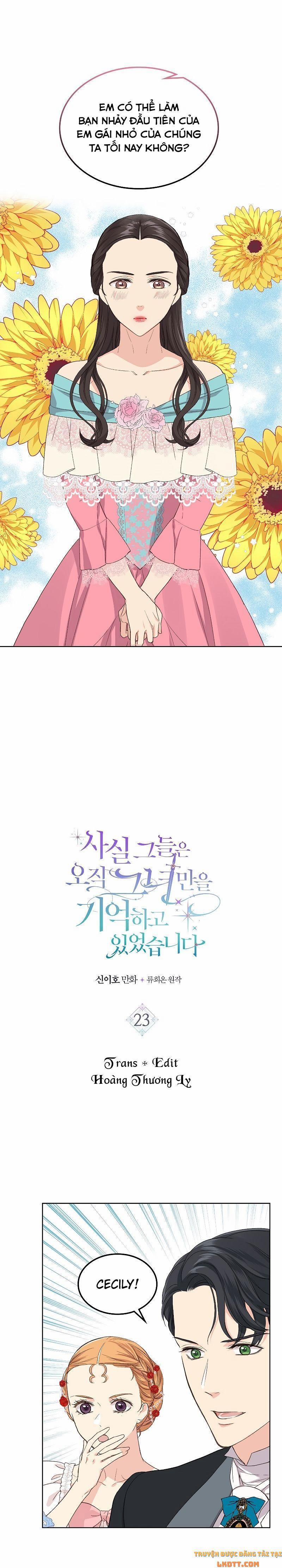 Sự Thật Thì, Họ Chỉ Nhớ Đến Cô Ấy 23 trang 1