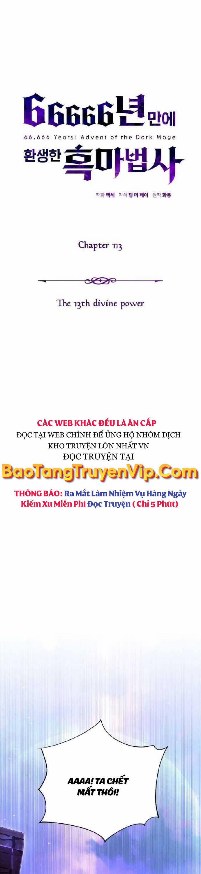 Sự Thức Tỉnh Của Hắc Ma Pháp Sư Sau 66666 Năm 113 trang 7