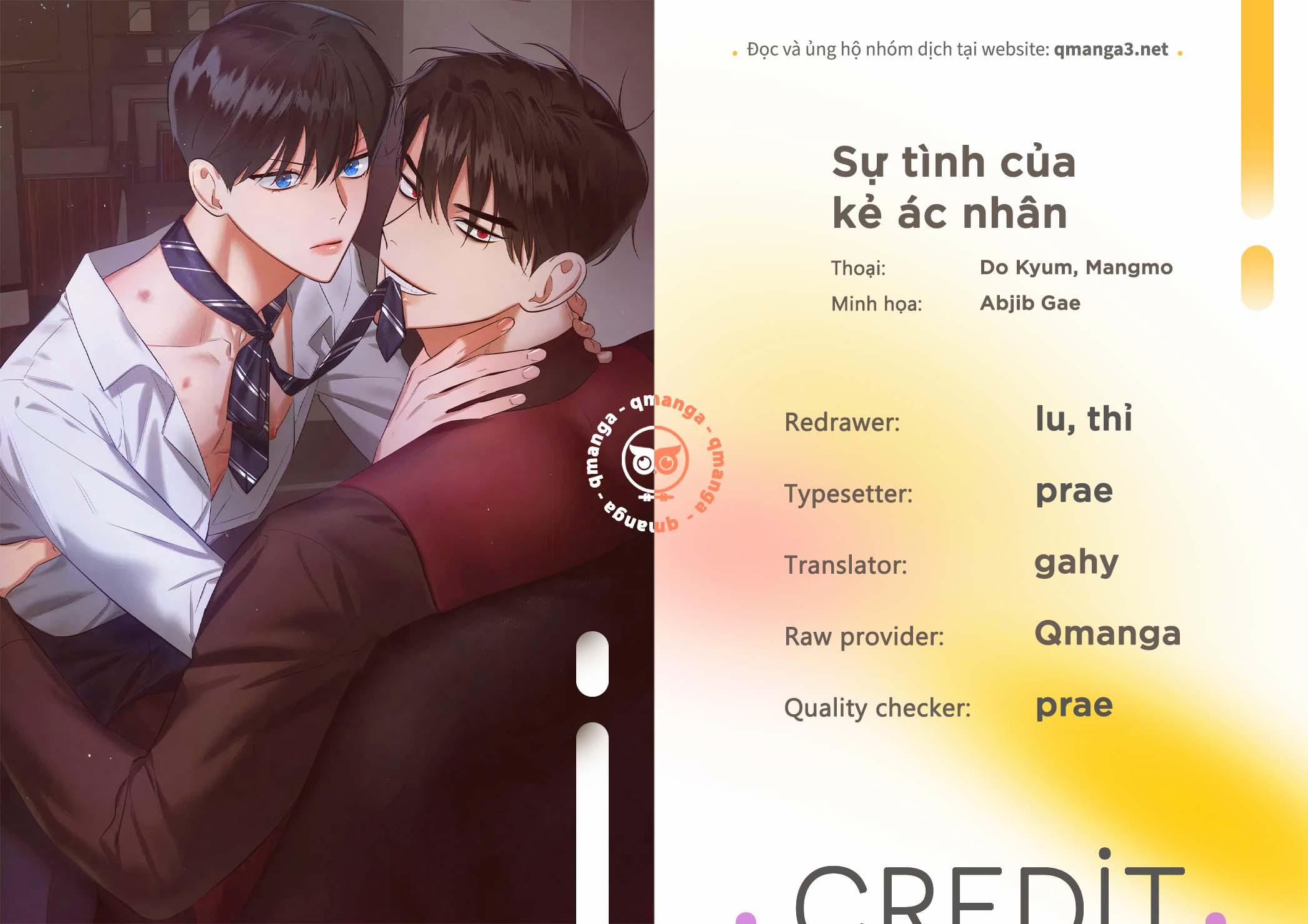 Sự Tình Của Kẻ Ác Nhân 15 trang 0