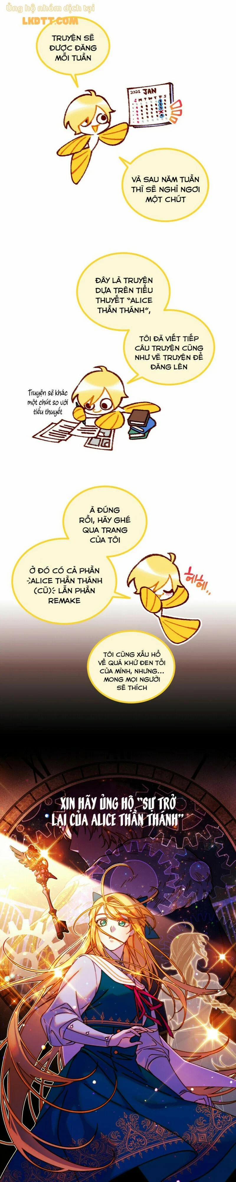 Sự Trở Lại Của Alice Thần Thánh 0 trang 3