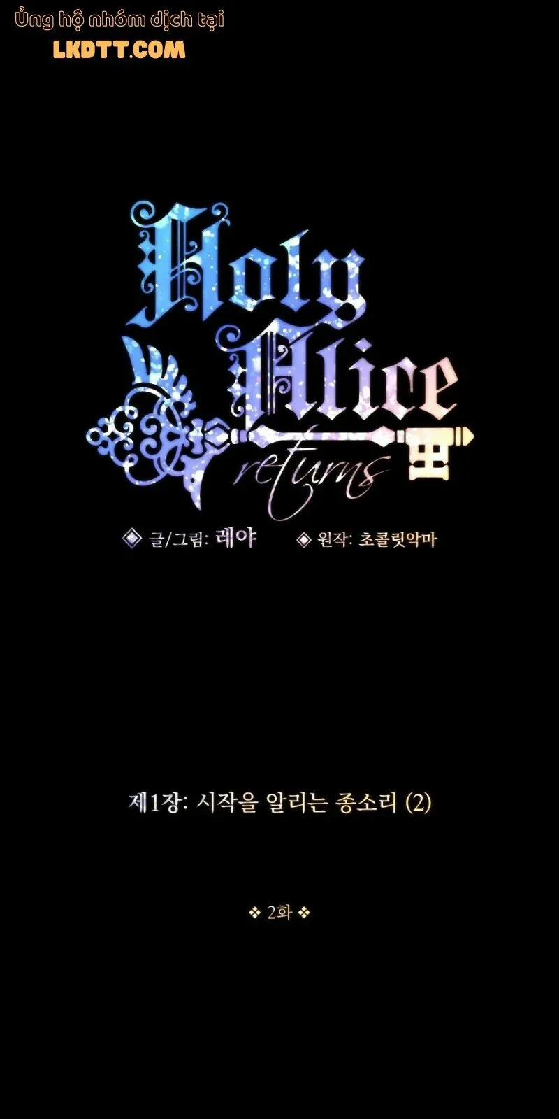 Sự Trở Lại Của Alice Thần Thánh 2 trang 0