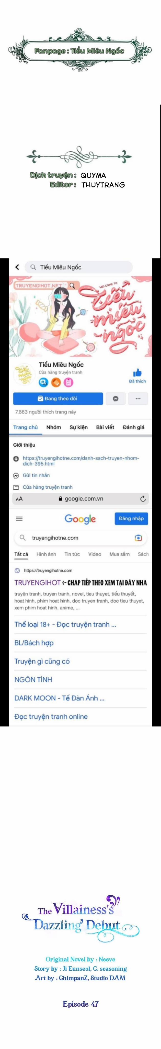 Sự Xuất Hiện Hoành Tráng Của Ác Nữ 47 trang 0