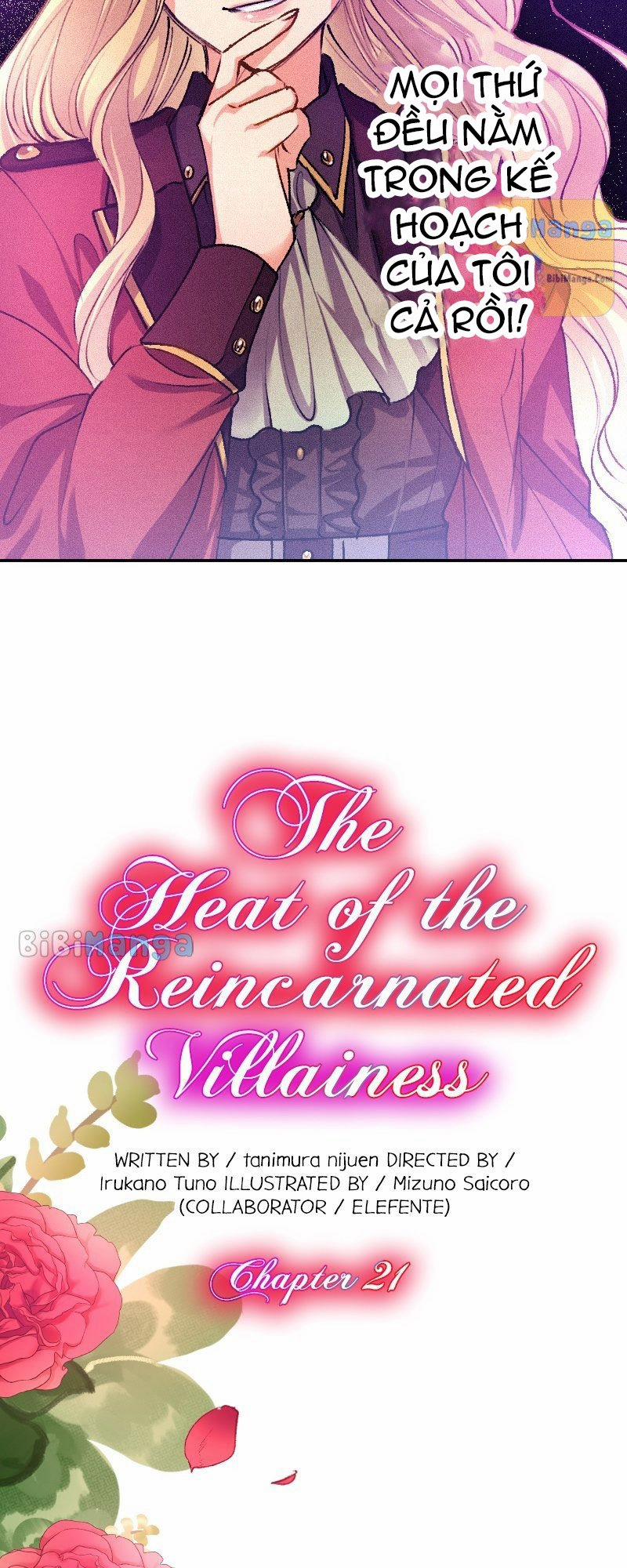 Sức Nóng Của Nữ Phản Diện Được Tái Sinh 21.1 trang 9