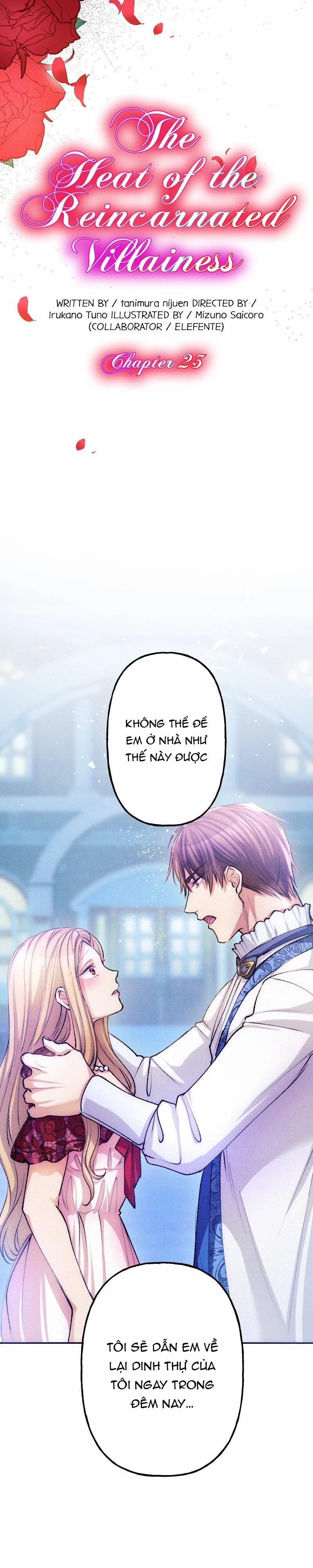 Sức Nóng Của Nữ Phản Diện Được Tái Sinh 23.1 trang 10