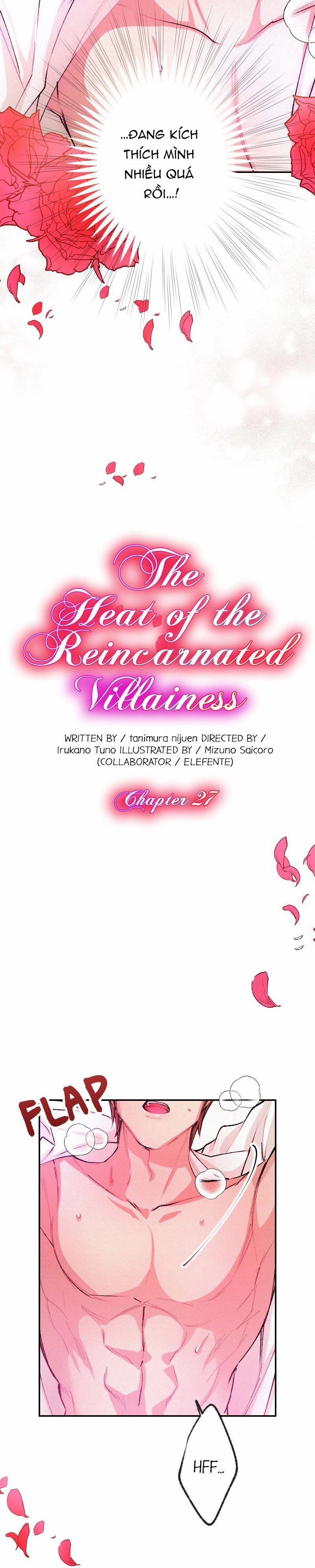 Sức Nóng Của Nữ Phản Diện Được Tái Sinh 27.1 trang 4