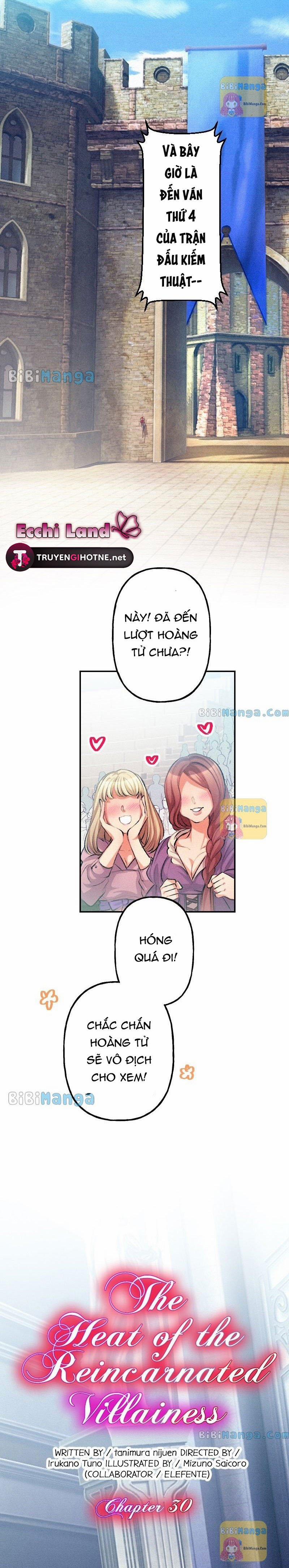 Sức Nóng Của Nữ Phản Diện Được Tái Sinh 30.1 trang 1