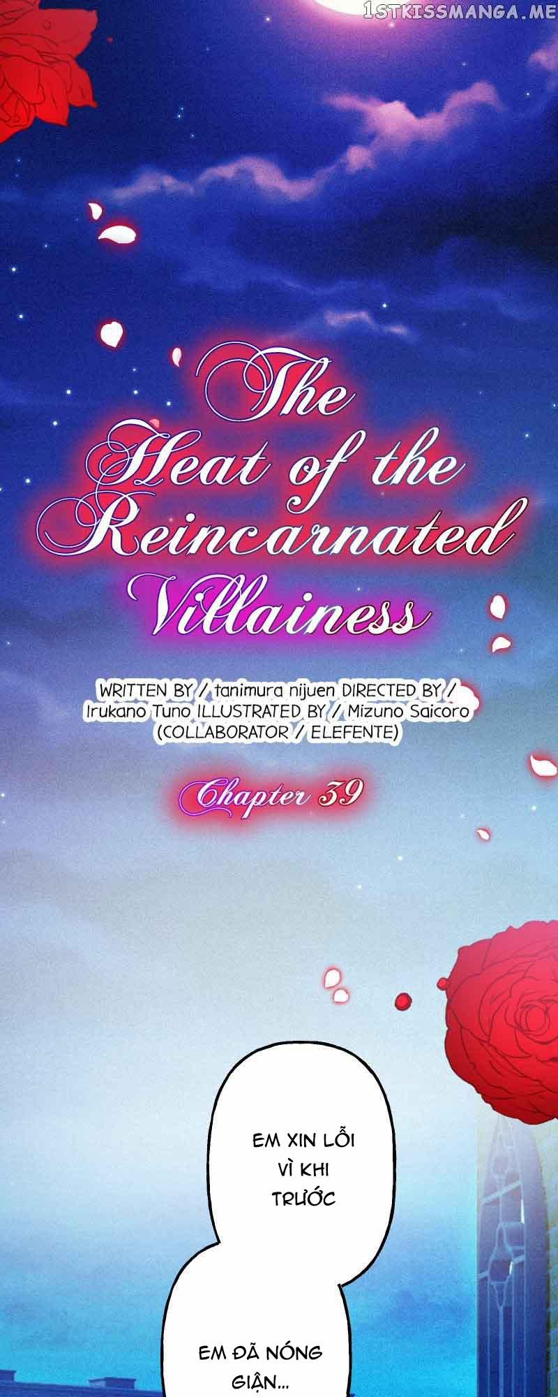 Sức Nóng Của Nữ Phản Diện Được Tái Sinh 39.1 trang 8