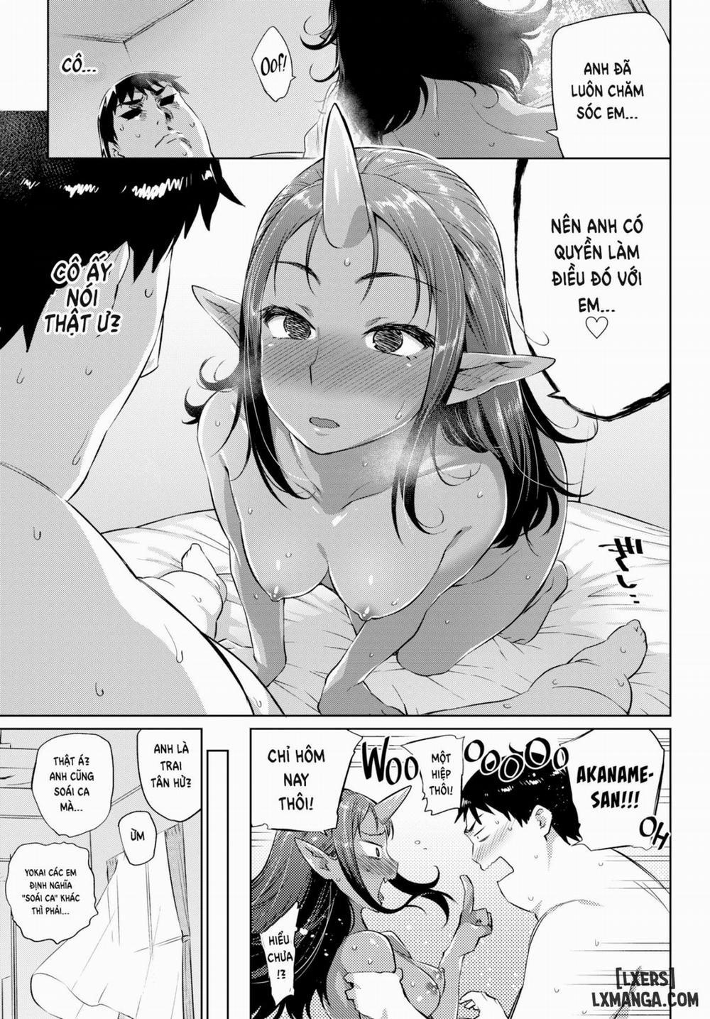 Sweating man and Akaname-san Oneshot trang 10
