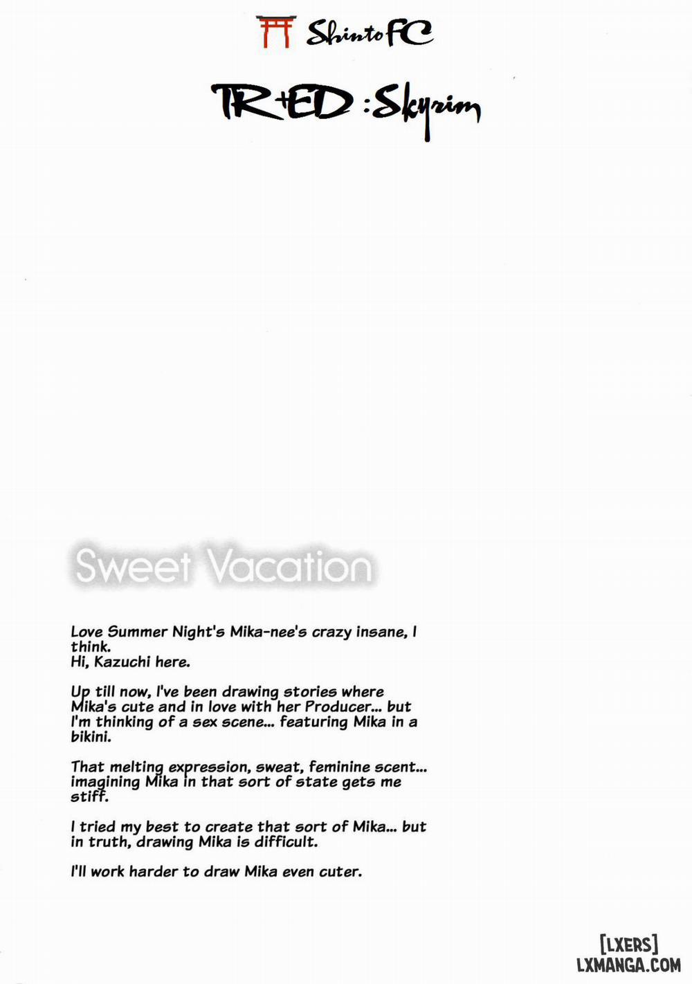 Sweet Vacation Oneshot trang 2