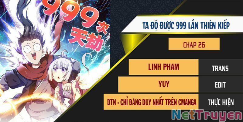 Ta Độ 999 Lần Thiên Kiếp 26 trang 0