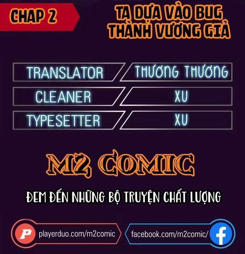 Ta Dựa Vào Bug Thành Vương Giả 2 trang 1