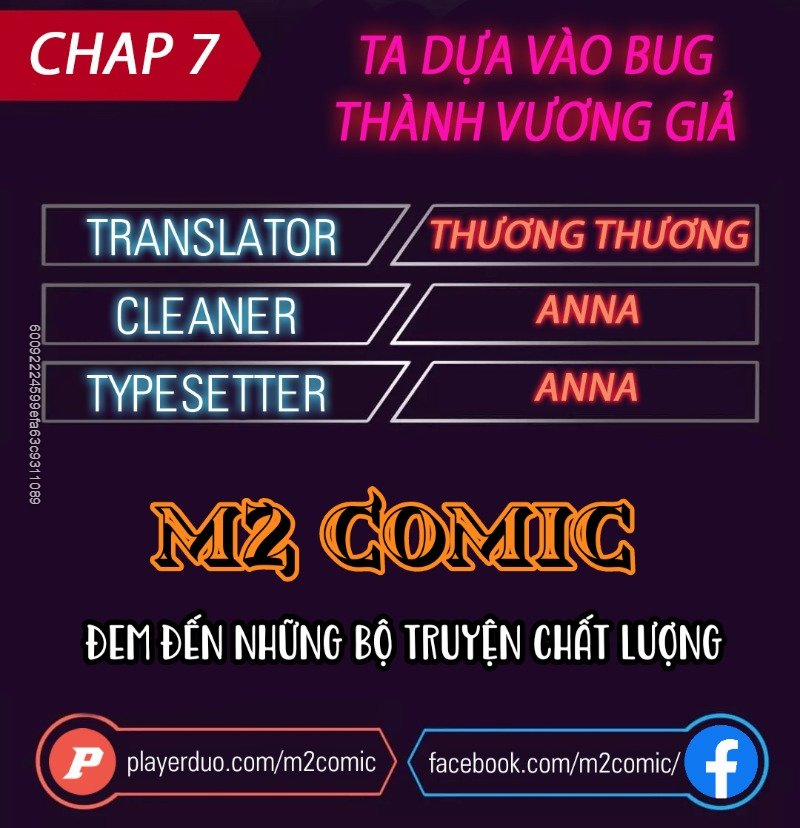 Ta Dựa Vào Bug Thành Vương Giả 7 trang 0