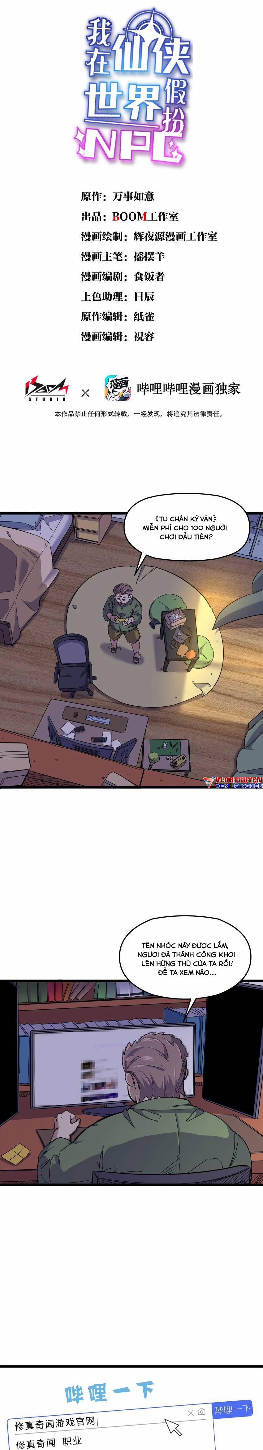 Ta Giả Thành Npc Tại Thế Giới Tiên Hiệp 2 trang 0