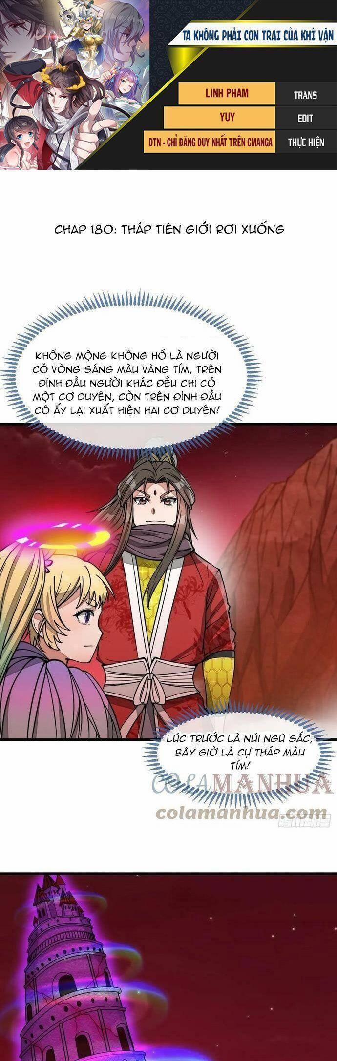 Ta Không Phải Con Cưng Của Khí Vận 180 trang 0