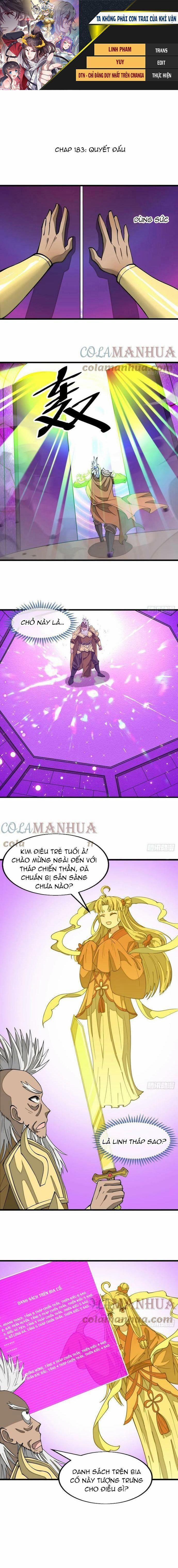 Ta Không Phải Con Cưng Của Khí Vận 183 trang 0