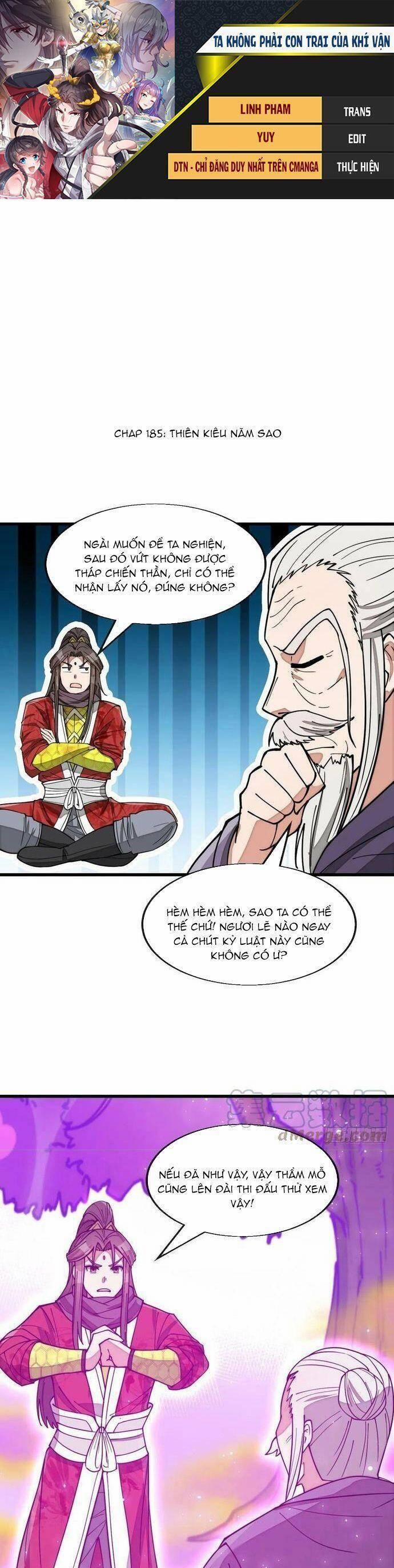 Ta Không Phải Con Cưng Của Khí Vận 185 trang 0