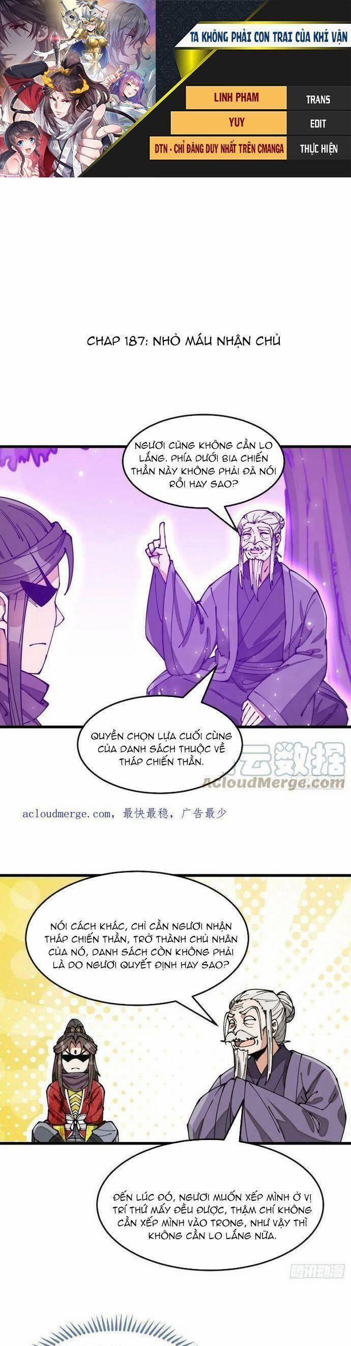 Ta Không Phải Con Cưng Của Khí Vận 187 trang 0