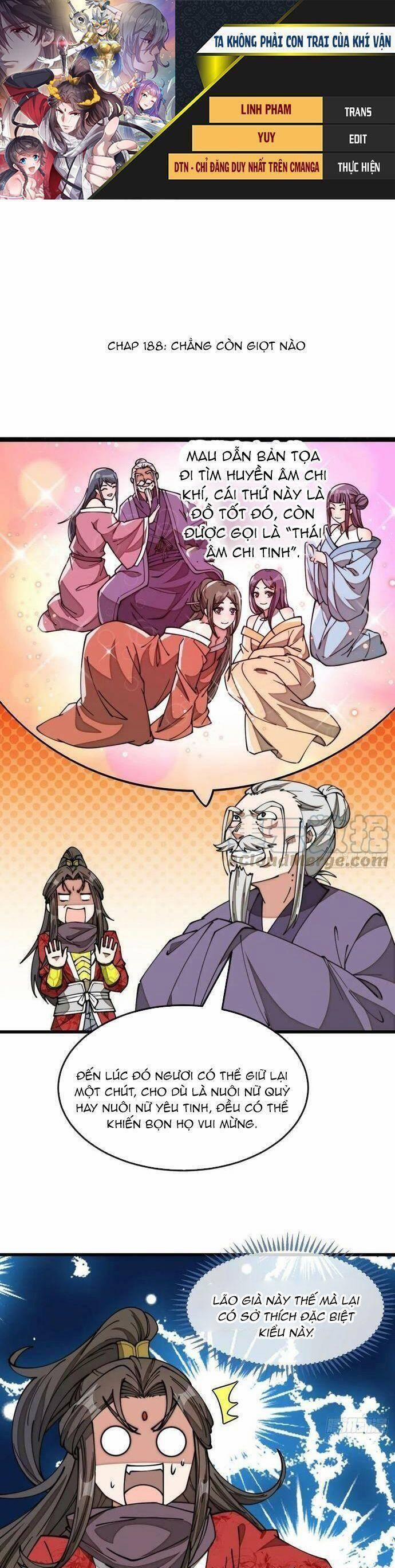 Ta Không Phải Con Cưng Của Khí Vận 188 trang 0