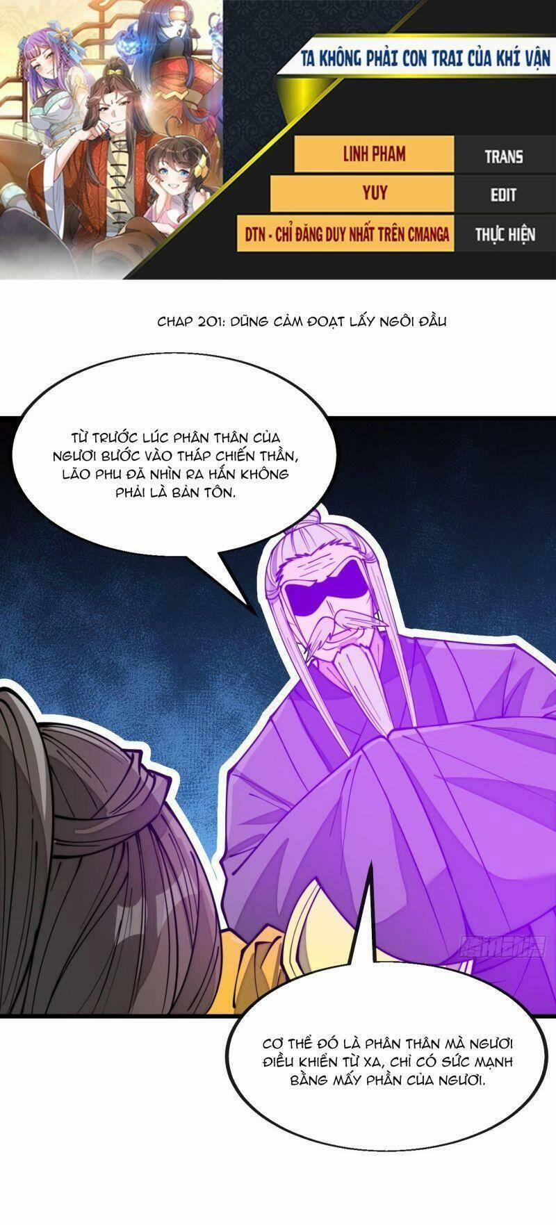 Ta Không Phải Con Cưng Của Khí Vận 201 trang 0