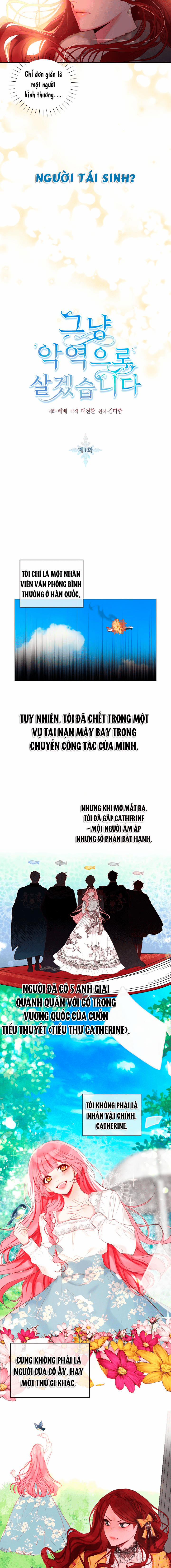 Ta Sẽ Sống Như Kẻ Phản Diện 1 trang 4