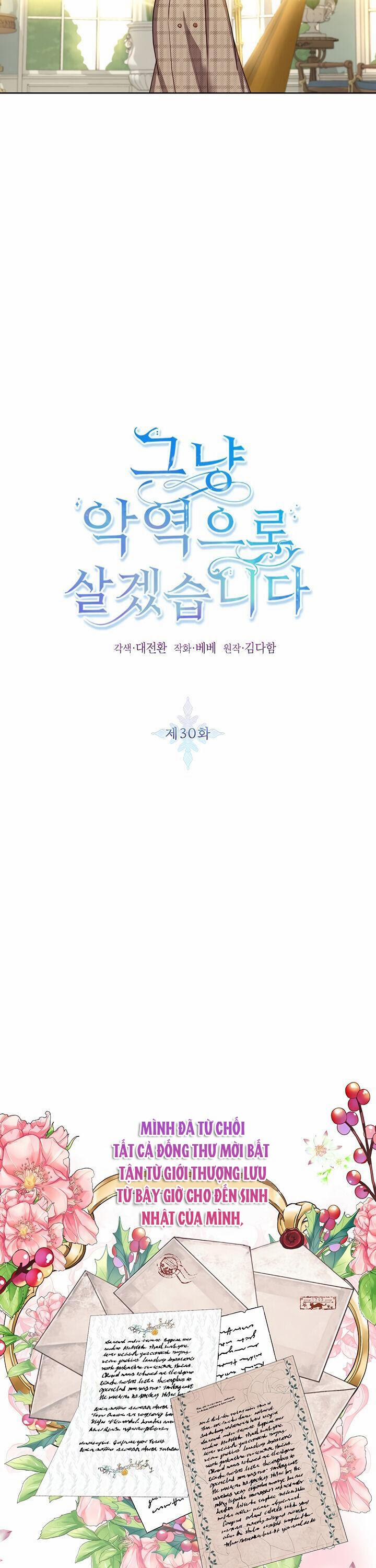 Ta Sẽ Sống Như Kẻ Phản Diện 30 trang 11