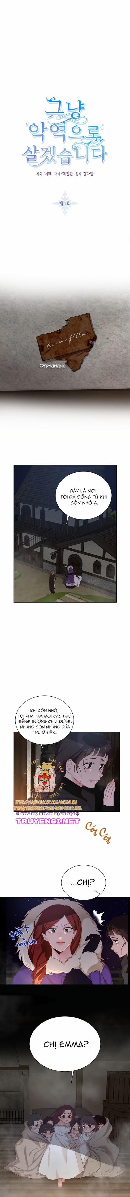 Ta Sẽ Sống Như Kẻ Phản Diện 4 trang 1